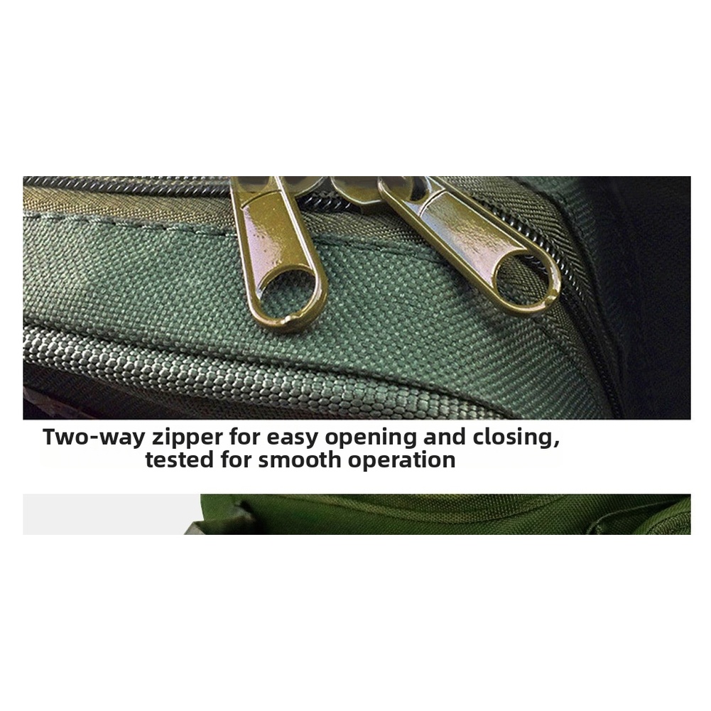 Fishing Backpack - Zaino da pesca in nylon verde
