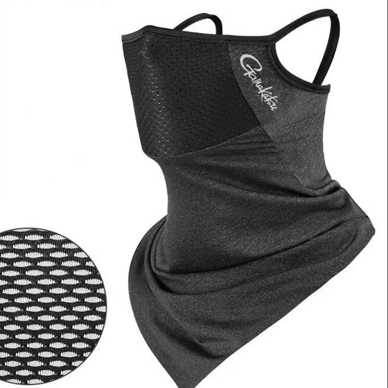 Fishing Mask Sun Protection - Gamakatsu Maschera solare antizanzare, Foulard, Seta
