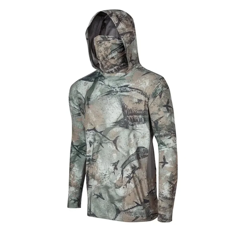 Camicia da Pesca Mimetica UPF  - Fishing Mask Sun Protection recensione e prezzo
