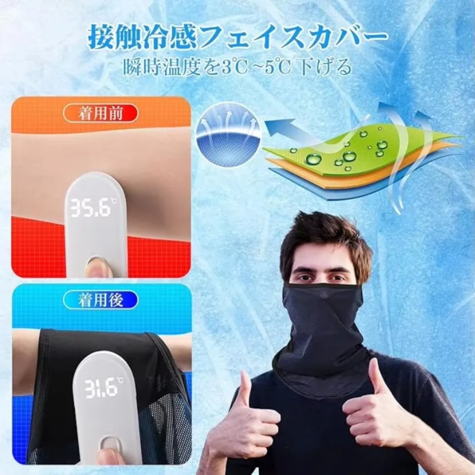 Maschera Viso Rinfrescante Got - Fishing Mask Sun Protection recensione e prezzo
